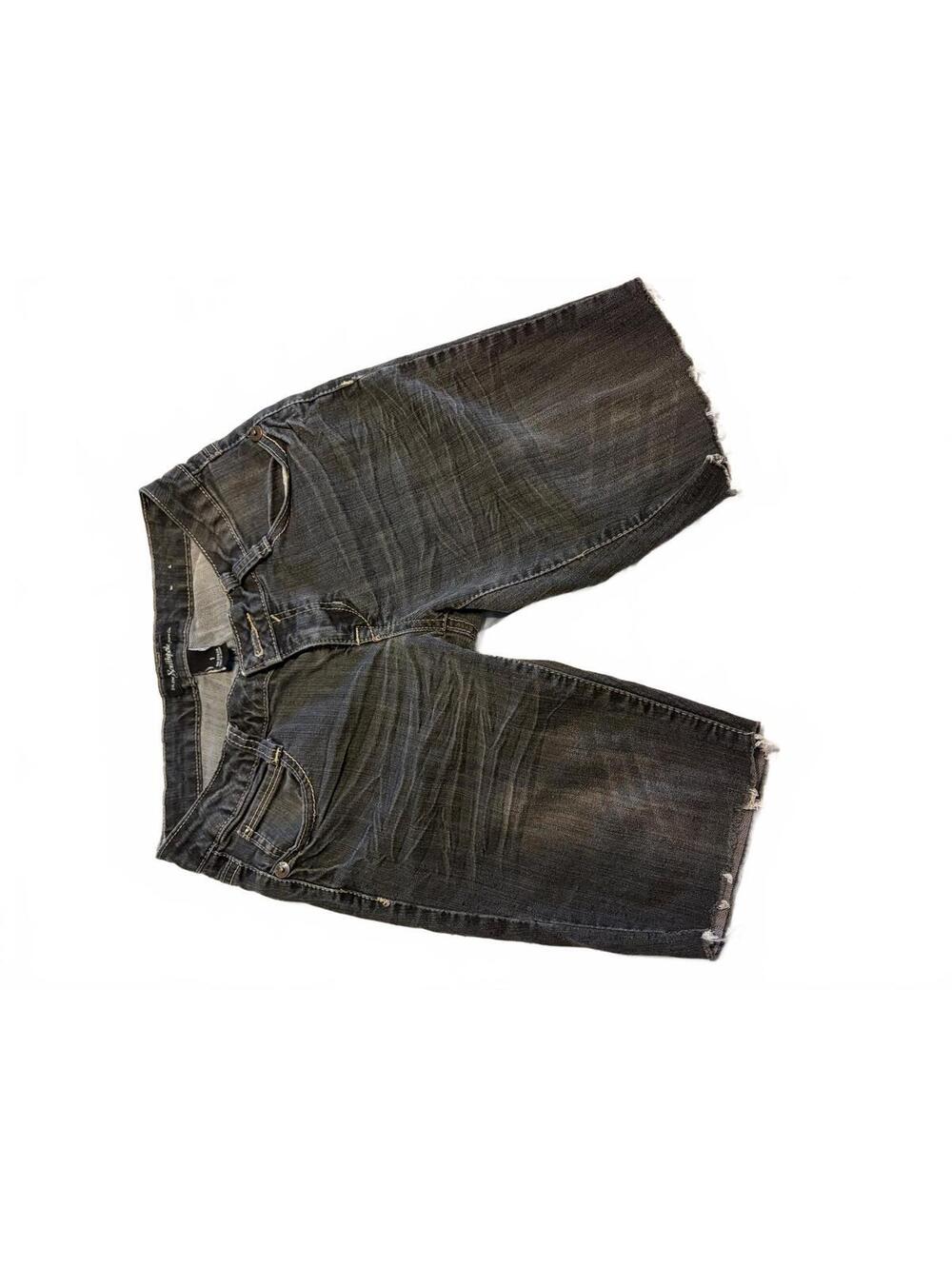 Sothpole Women's Grey Shorts Size 1 Distressed Frayed Y2k